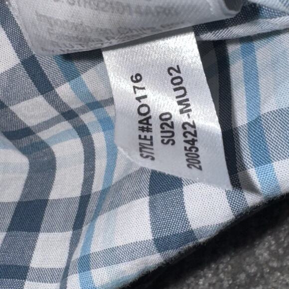 J Crew Shirt Mens Large Blue Plaid Flex Washed Long Sleeve‎ Button Down Comfort - Picture 6 of 8